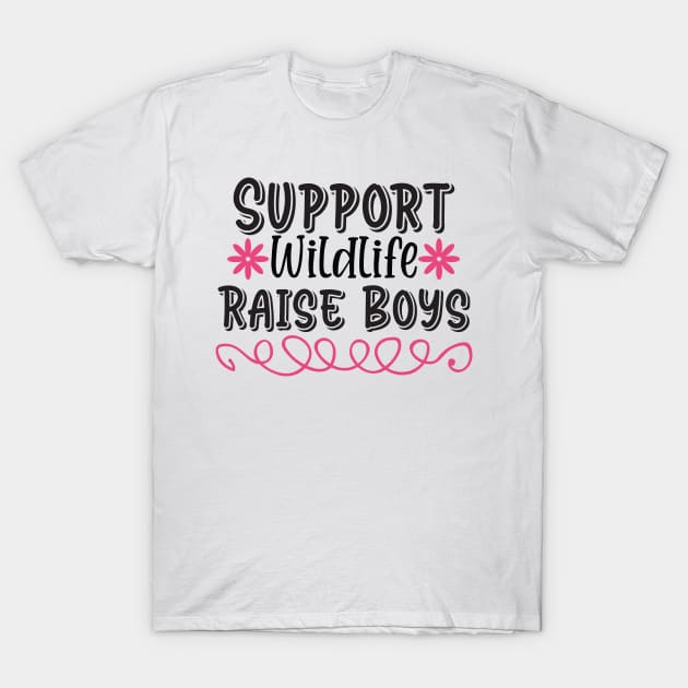 SUPPORT Wildlife RAISE BOYS T-Shirt by AMER.COM